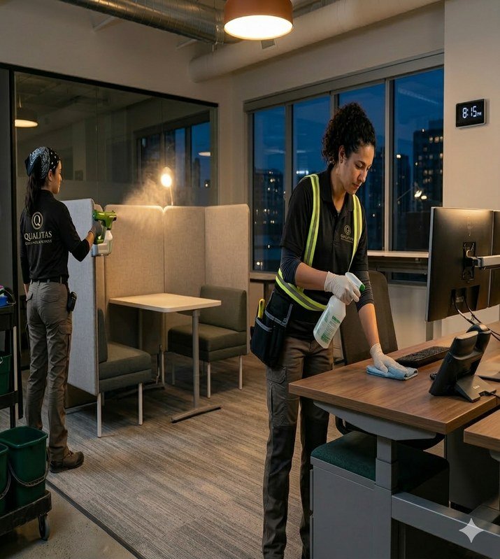 Commercial office cleaning services